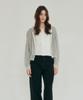 LOSSYROW Light Zip-Up Knit Hoodie Stripe
