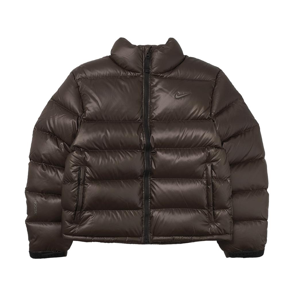 Nike X Nocta İşbirliği Kaz Tüyü Sıcak Fermuarlı Dik Yaka Uzun Kollu Şişme Mont Unisex Dış Giyim FN8197-237