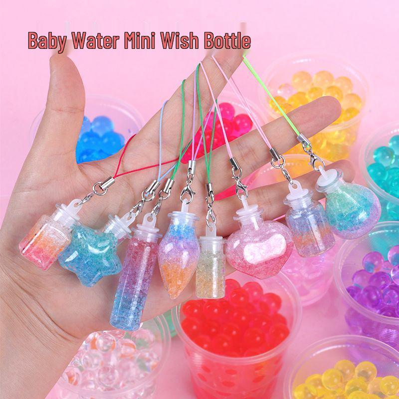 Kids' Handmade Wishing Sand Bottle DIY Set - Unbreakable Mini Pendant Bottles
