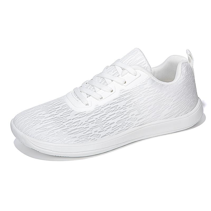 

Взрывная мода летящие тканые широкие колодки обувь для хайкинга спортивная повседневная обувь для скейтборда нескользящая легкая и удобная мужская и женская спортивная обувь для фитнеса 46 белый