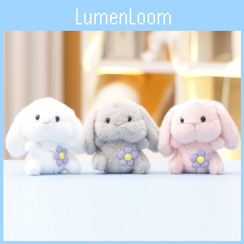 Toy Bunny Plush Keychain With Pp Cotton Filling For Kids Stuffed Animal Gift