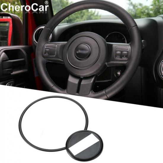 

Декоративная накладка на центральную часть рулевого колеса для Jeep Wrangler Grand Cherokee Compass 2011+