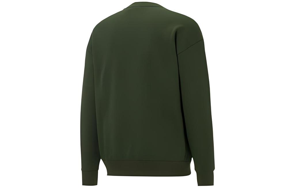 PUMA X Maison Kitsune Maison Kitsune Sweatshirts Unisex Green Crew Neck Moderate Regular 532324-94