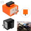 2 Pin LED Flasher Relay Adjustable Frequency Turn Signal Indicator Square Relay Signal Light Controller Motorcycle Accessories