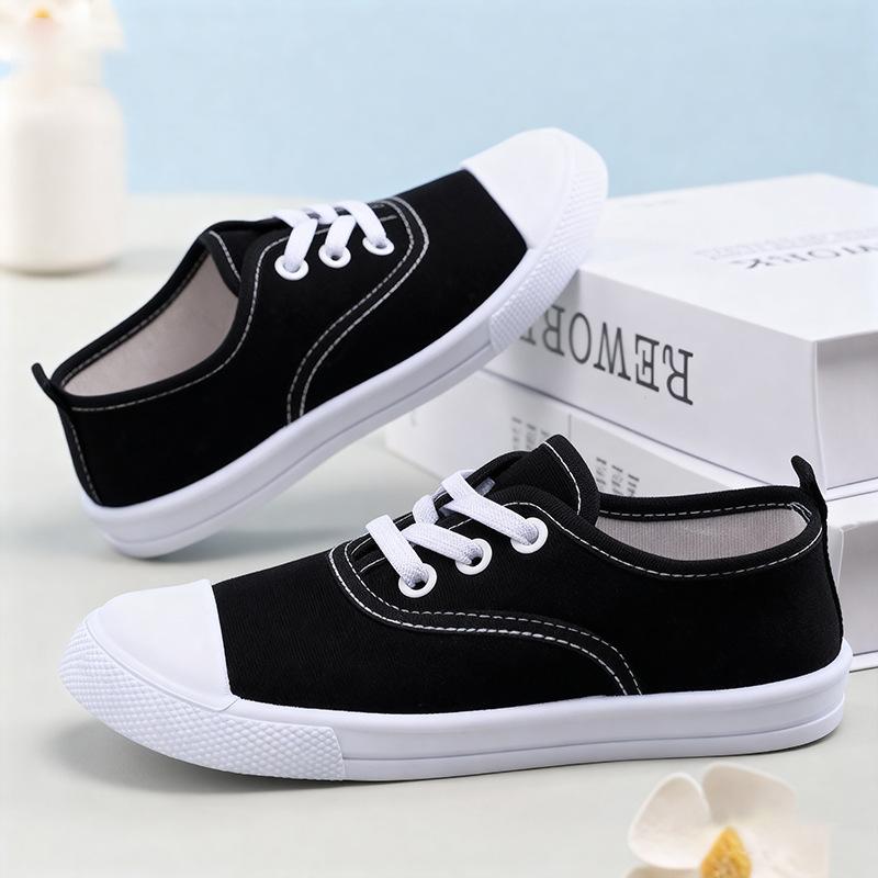 Classmate Canvas Shoes Versatile New Middle-aged and Older Children's Baby Children's Shoes Fashionable Boys' Casual Shoes Cookie Soles 1-6 Years Old