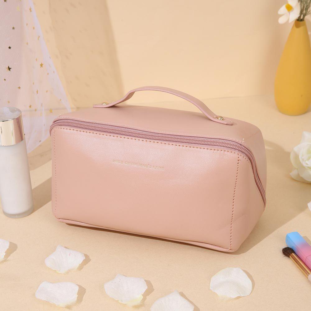 

Storage Cases Women Cosmetic Bag Toiletries Organizer Korean Storage Bag Waterproof Makeup Bag розовый