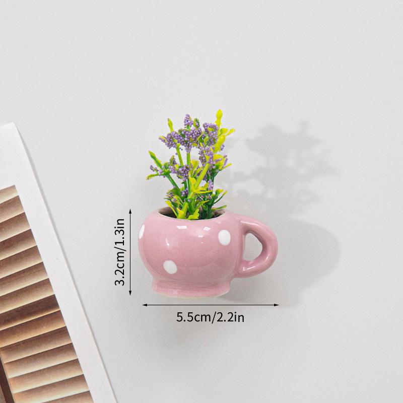 Vase Shape Refrigerator Magnets 3D Mini Magnets for Fridge Cute Fridge Magnet for Home Decoration Gift for Guests Housewarming