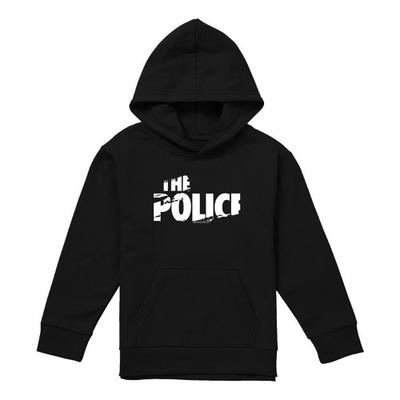 Childrens/Kids Torn Stripe Logo Pull Over Hoodie
