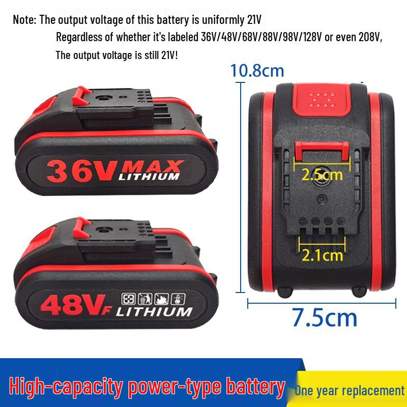 21V-98VF Lithium Battery Electric Hand Drill & Wrench Set