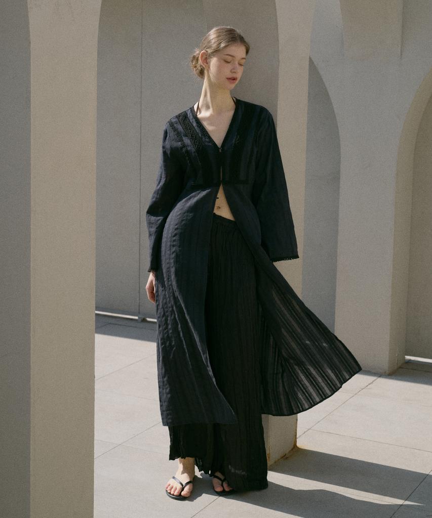 Atempo Kaftan Robe Onepiece_Black