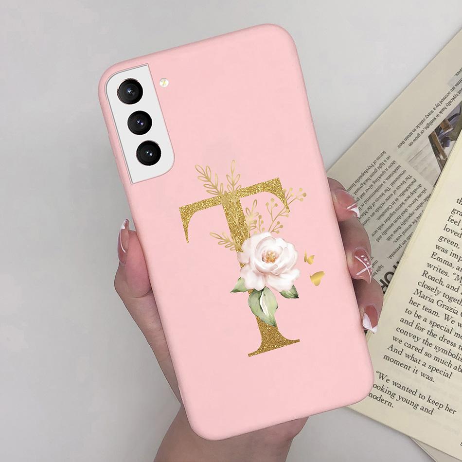 For Samsung S21 FE S21 Ultra Plus Case Slim Soft Cute Letters Cover For Samsung Galaxy S21 Plus 5G S21+ S 21 Ultra Phone Cases