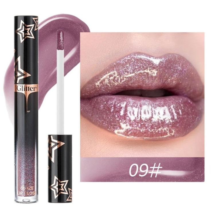 Pearlescent lip gloss, long-lasting waterproof lip makeup explosion