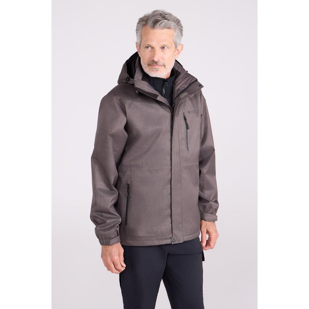 Mountain Warehouse Men's Bracken Extreme 3 In 1 Waterproof Jacket