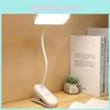 Led On Clip Desk Lamp Adjustable Brightness Room Reading Study Bedside Light