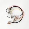 Electric Guitar Wiring Harness Set Replacement, 1 Volumes 1 Tone Prewired 3 Way Toggle Switch 500K Pots Jacks for Guitar