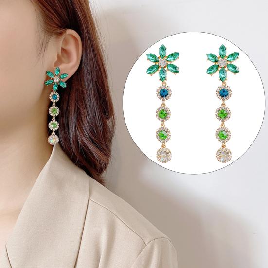 

Потрясающие серьги с подвесками, высококачественные блестящие универсальные серьги