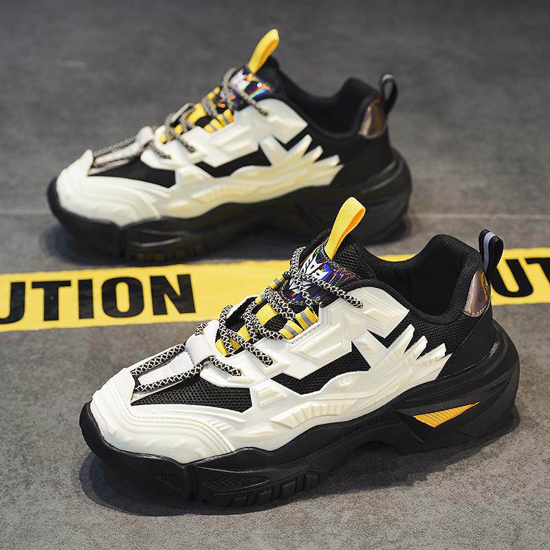 New Fashion Men And Women 's Four Seasons Comfortable Thick Sole Shoes Students Boys Girls Trending Soft Sole Breathable Casual Running Sneakers