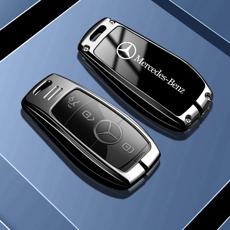 2025 Neue Zinklegierung Auto-Fernschlüssel-Hülle Abdeckung Schale Für Mercedes Benz E C S GLC Klasse E200 E400 E63 W213 S550 S560 C260 A200 Acc