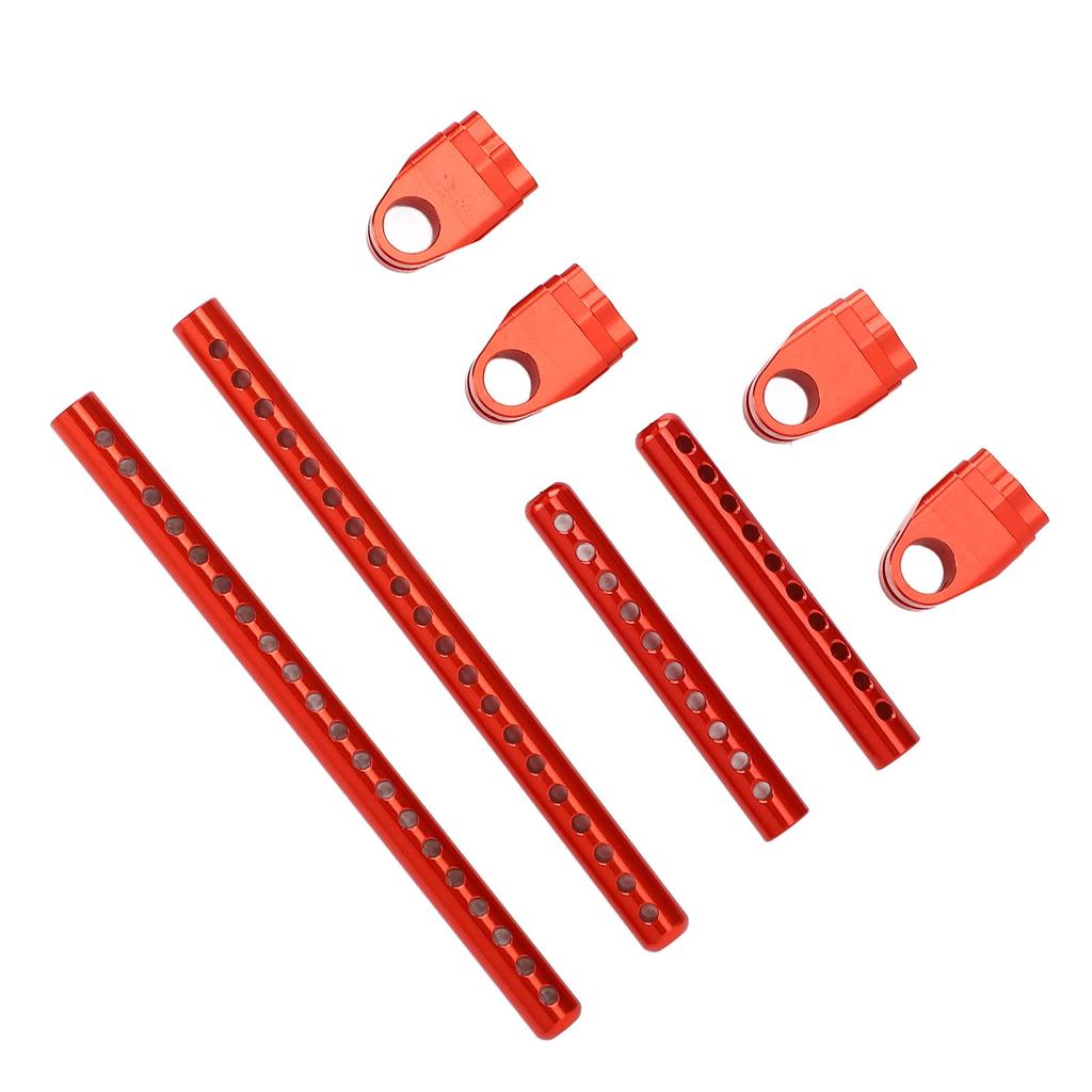 RC Car Shell Post Sturdy Shockproof Aluminum Alloy Car Shell Column with R Pins for 1:10 Road