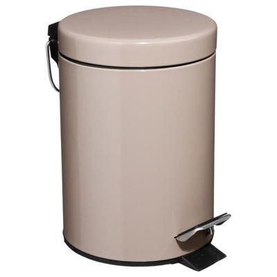 Metal Pedal Bin 3 Liters Atmosphéra - Taupe - Taupe -