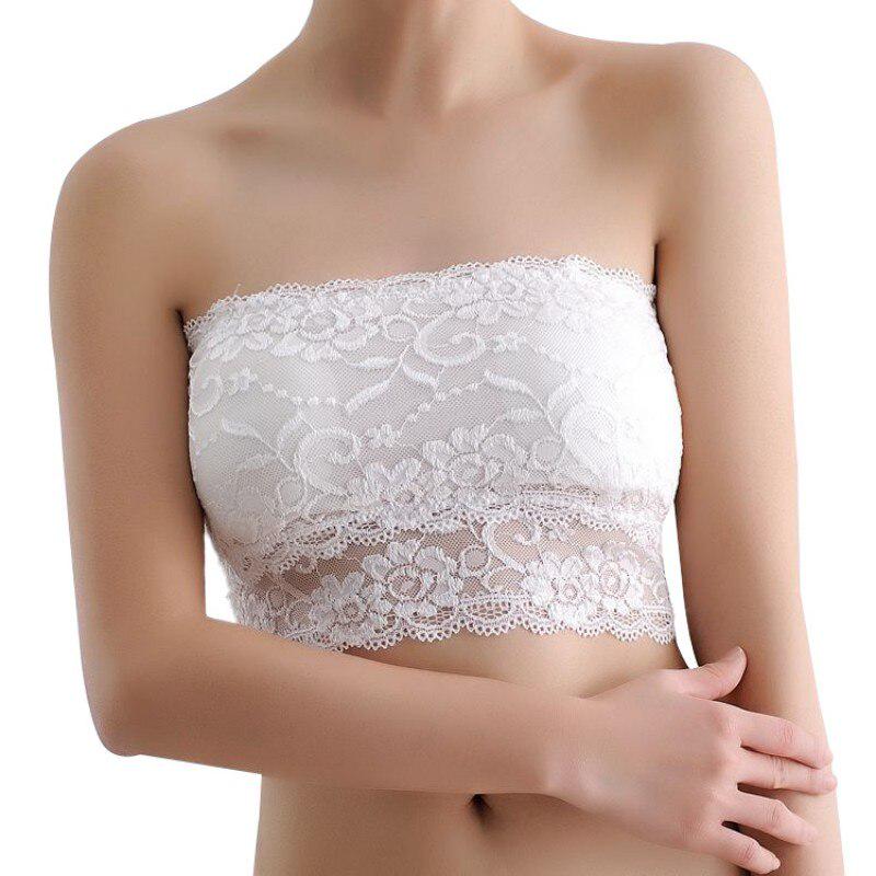 lace strapless top