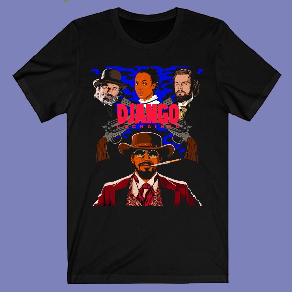 Django Action Movie Men s Black Size S-3XL S разноцветный