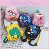 Adorable Cartoon Kids Backpack Oxford Fabric Breathable And Durable Cute Print