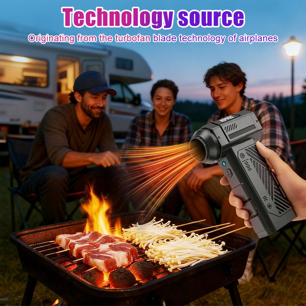 Ręczny Dmuchawa Turbo Jet do Czyszczenia 130000RPM Przenośny Mocny Wentylator 4 Prędkości Wysoka Prędkość Z Regulacją