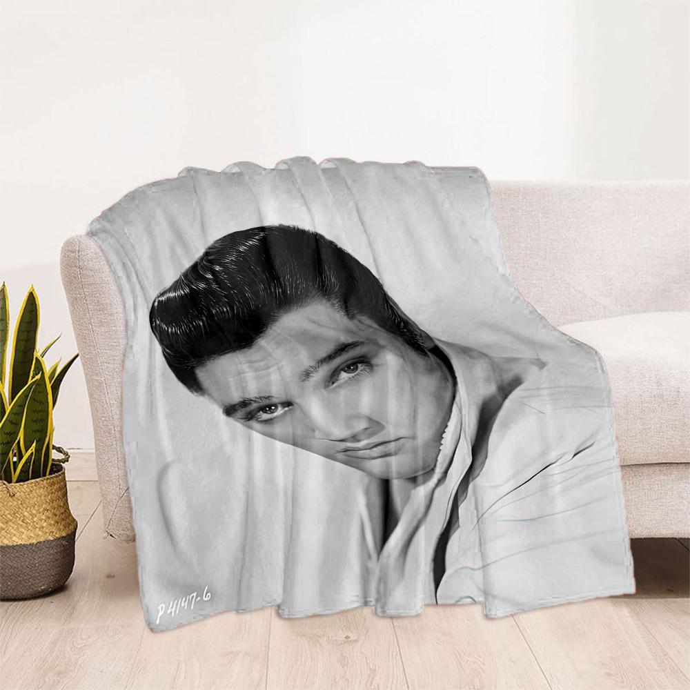 Elvis Blanket Warmthful Decor Suitable For Livingroom Chair Seaside For All Occasions Modern Ideal Gift For Friends Family Couples Picnic