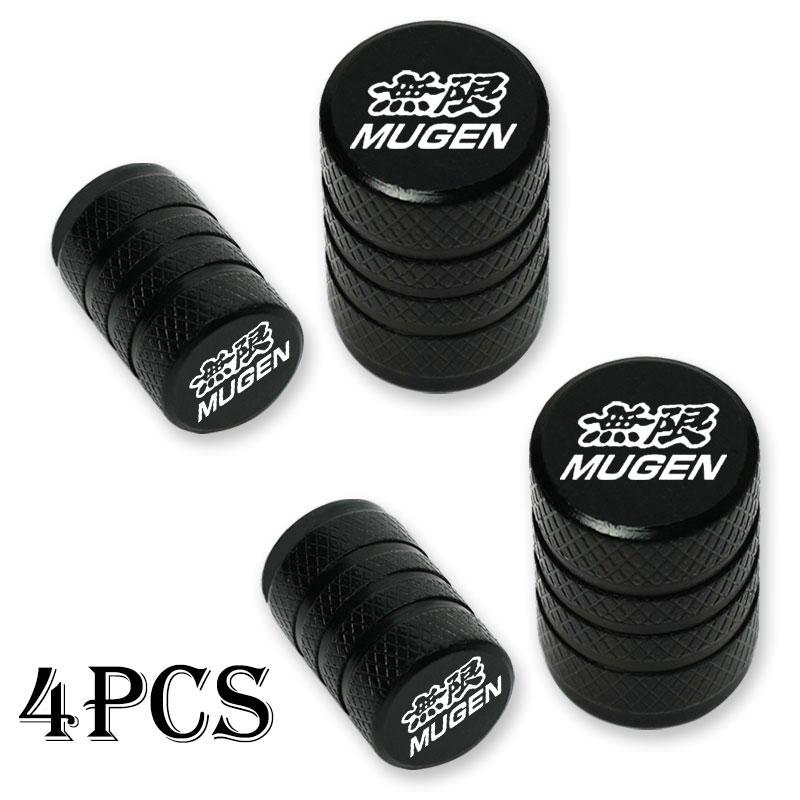 For Honda Mugen Power Civic 5D Accord 8 CRV Hrv Fit Jazz Car Wheel Tire Valve Caps Tyre Stem Covers Airdust Waterproof
