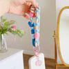 Korea Universal Braided Mobile Phone Lanyard Strap Love pendant Hanging Chain Ring Cord Patch Wrist Strap Cell Phone Detachable