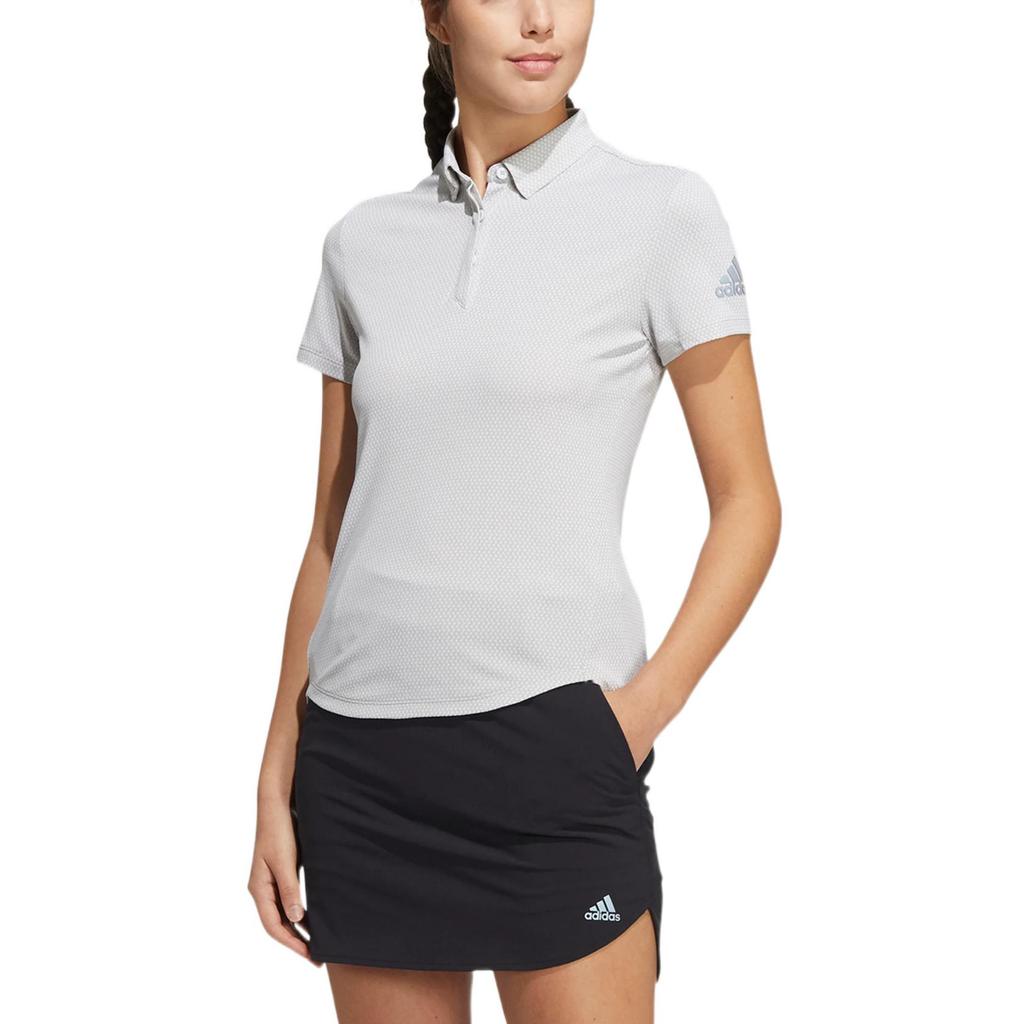 Adidas Polo Shirts Women's Gray Moderate Straight Fit HB3611