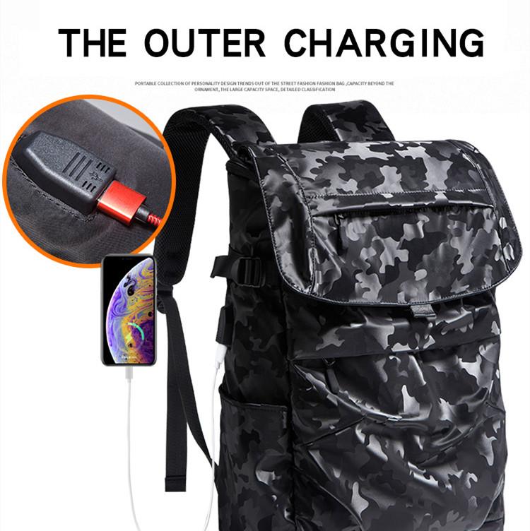 Plecak męski Trend w modzie Osobowość Plecak uliczny Torba podróżna Prosty plecak na co dzień Plecak na komputer o dużej pojemności Plecak biznesowy