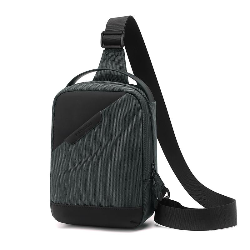 Bag Waterrepellent Chest Multifunctional Mens Shoulder Bag Outdoor Lightweight Crossbody Bag
