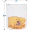 3 Pcs Durable Honeycomb Mesh Laundry Bags for Delicates 12" X 15" (3 Medium)