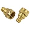 2PCS Brass For R134A To R1234YF Adjustable High Low Pressure Connector Adapter