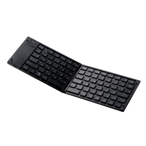 Elecom Keyboard Bluetooth Folding Multi-Pairing Black TK-FLP01BK
