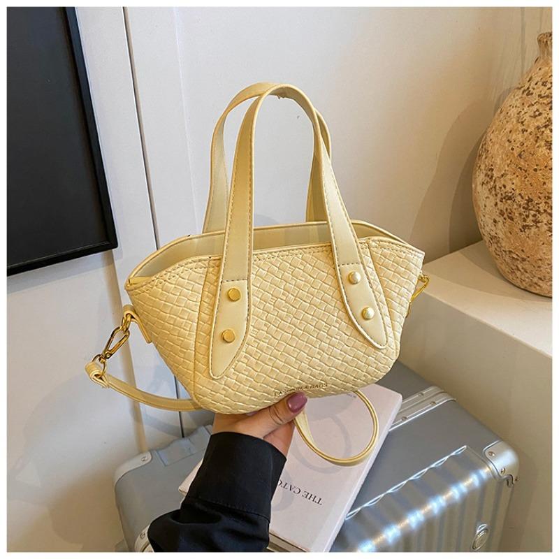 

Trendy vegetable basket bucket bag women s new fashion versatile handbag casual large capacity messenger bag жёлтый
