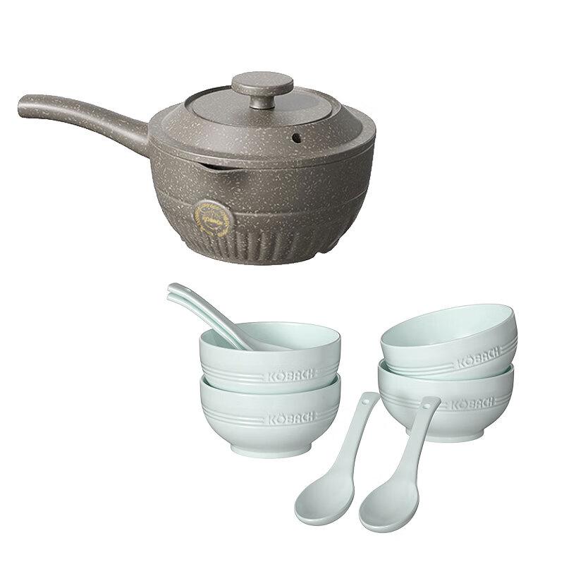 Керамический молочник и набор посуды из 8 предметов