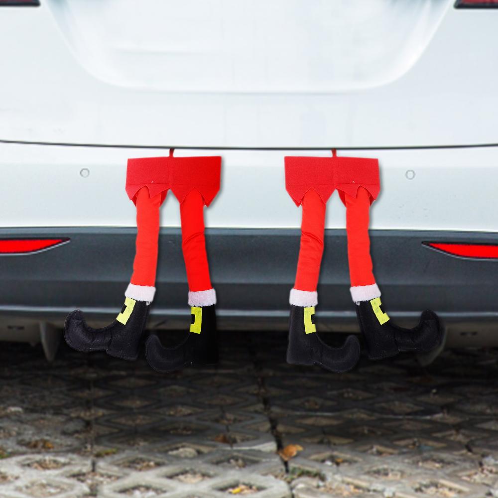 Car Decoration Santa Leg Pendant