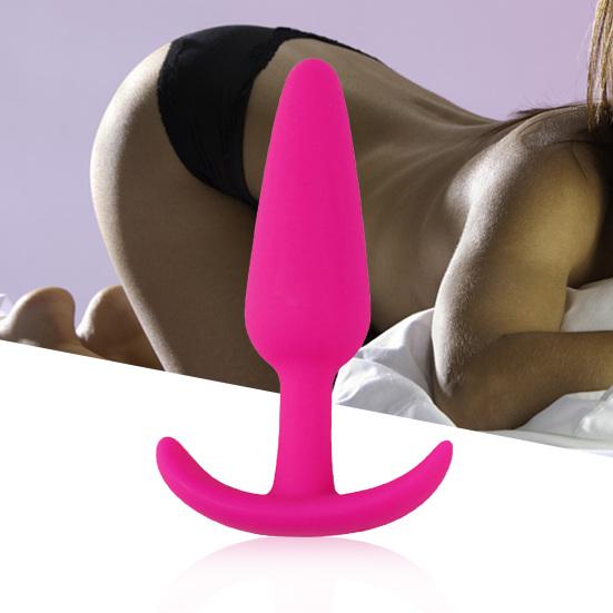Yousheng Silicone Hygienic Anal Plug Skin-friendly Smooth Surface Boat Hook Shape Butt Plug for Couples