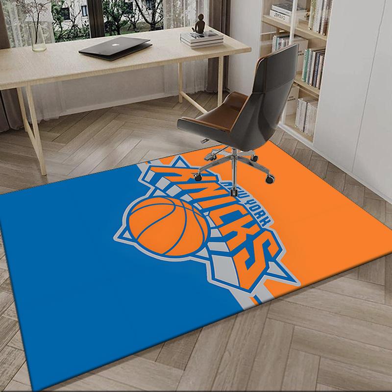 Tappeto con Logo Knicks, Tappeti da Cucina, Tappetino Yoga, Tappetini Antiscivolo, Tappeto per Bagno, Soggiorno camera da letto, Tappeti da Campeggio Regalo di Natale