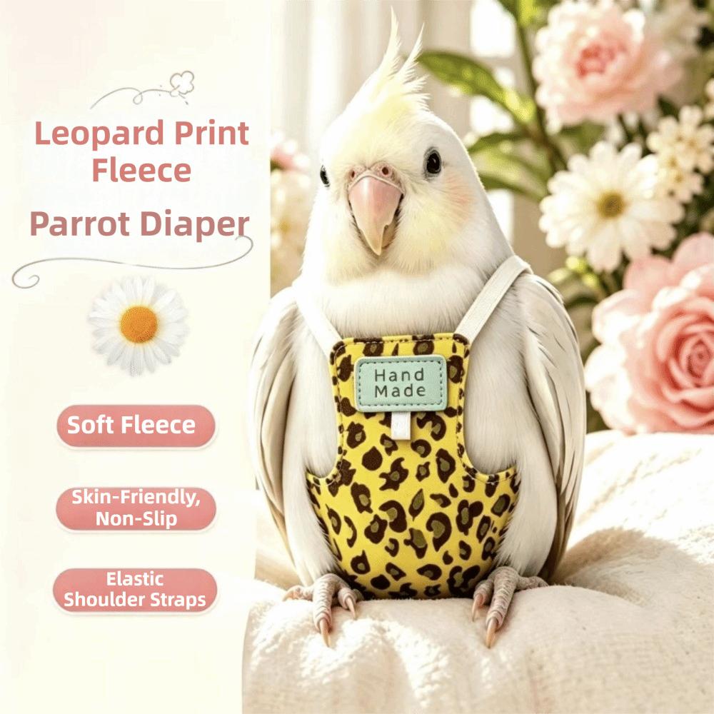 Thickened Pet Parrot Diaper Adjustable Bird Flight Suits Fashion Bird Nappy Travel Use