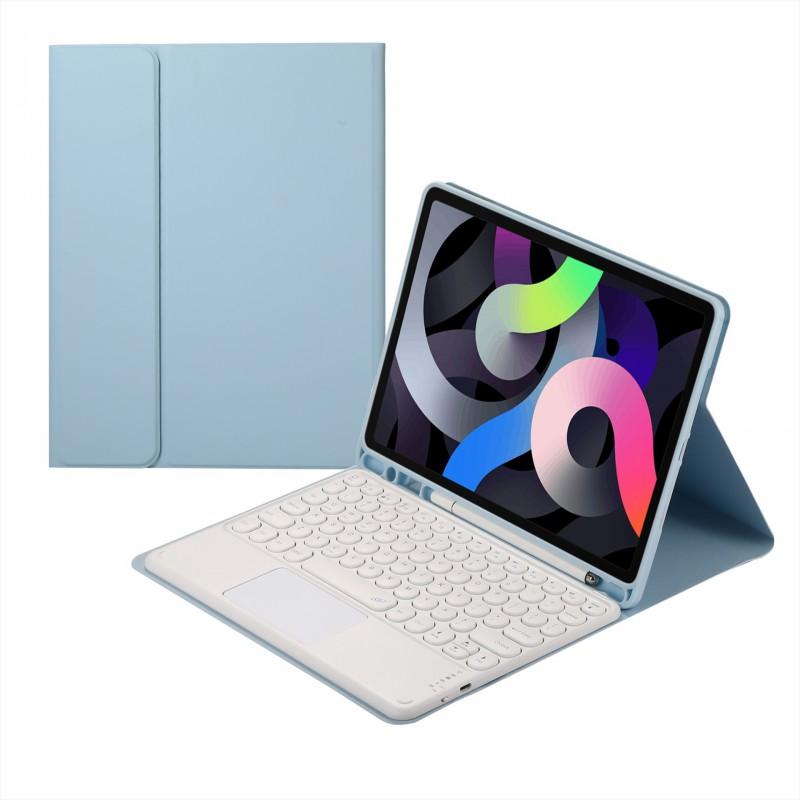 IPad 10th Gen Keyboard Case 10.2 Inch Touchpad Flip Cover PU TPU Protective Shell