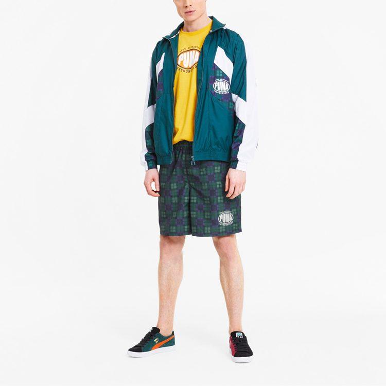 Puma X The Hundreds Casual Shorts Men's Green Moderate 596752-02