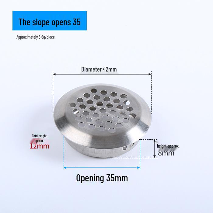 Stainless Steel Ventilation Mesh Cover for Cabinets and Wardrobes