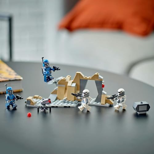 LEGO Star Wars Mandalore Raid Battle Pack, Toy, Birthday Gift, Educational Building Blocks, for Boys and Girls, Ages 6, 7, 8, and 9, Space, 75373