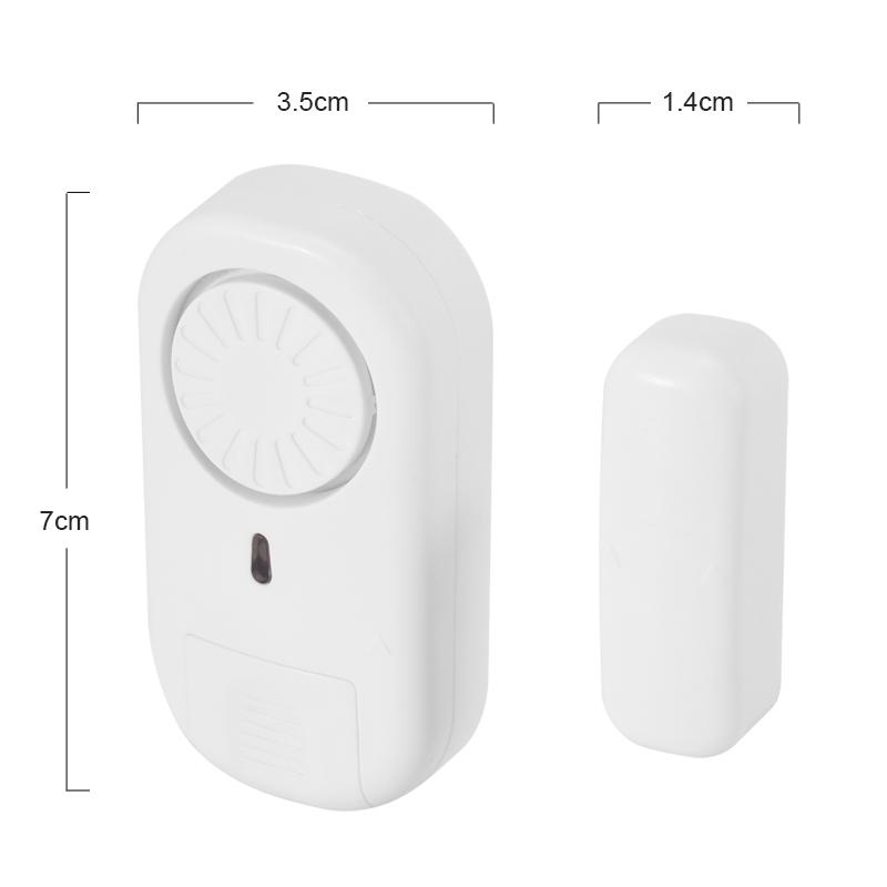 1Pcs/2Pcs/4Pcs Security Home Window and Door Burglar Alarm System Magnetic Sensors for Home Security Systems, Door and Window a