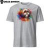 Colorful Shih Tzu Dog Unisex T-Shirt | Vibrant Short Sleeve Tee | Unique Design!