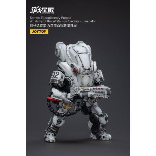 JOYTOY War Star: The Sad Expeditionary Force, White Iron Cavalry, 9th Regiment "Exterminators", 1/18 Scale PVC & ABS Painted Movable Figure JT3303